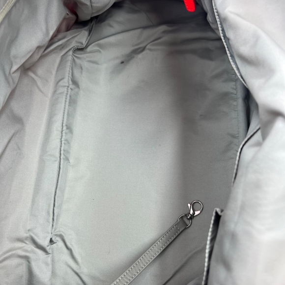 PRE-LOVE CHANEL PARIS BIARRITZ NEON ORANGE NYLON BOWLER BAG - Picture 11 of 16